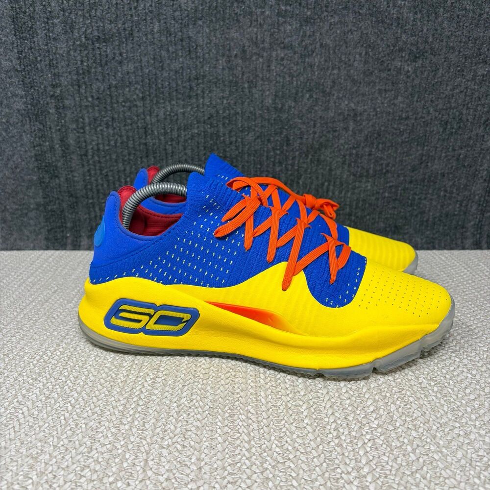 Under Armour Curry 4 Low NBA Jam Basketball Shoes Mens 10 3000083-402